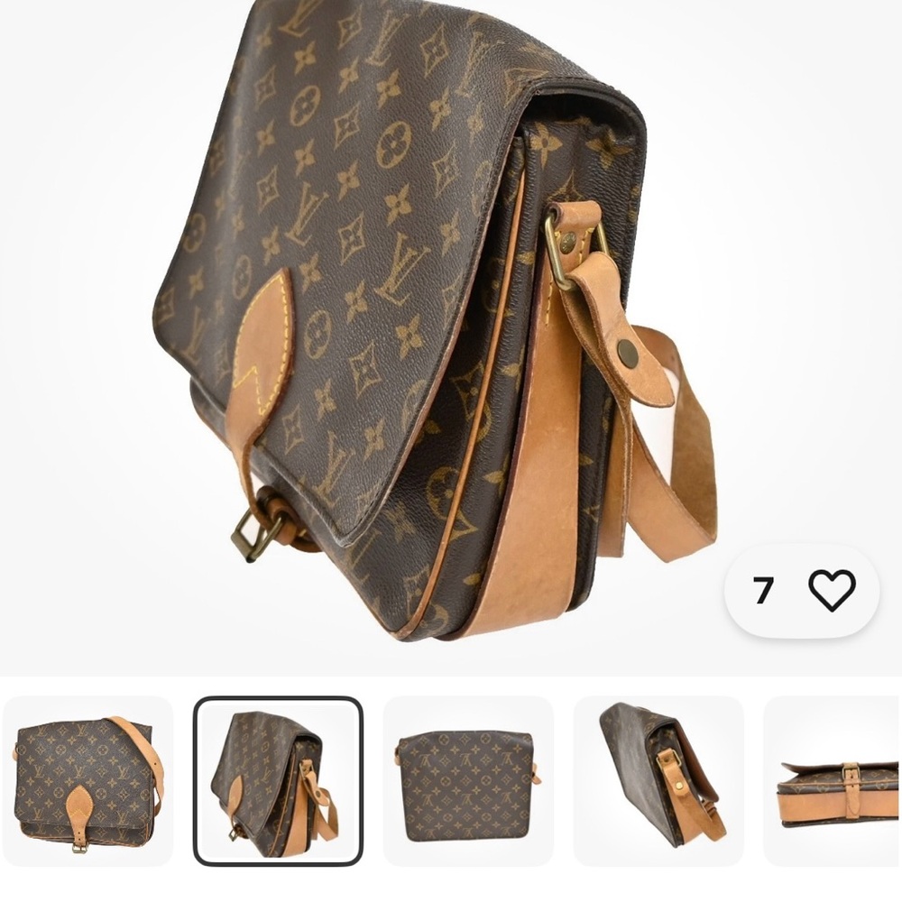 Louis Vuitton Brown Monogram Messenger Bag with Vachetta Leather - Picture 3 of 4
